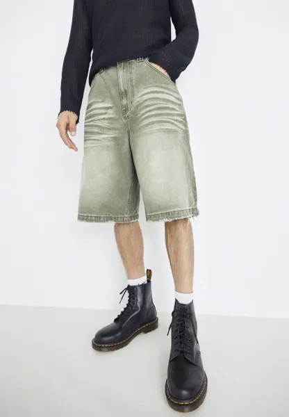 Джинсовые шорты KHAKI COLOSSUS JORTS Jaded London, зеленый