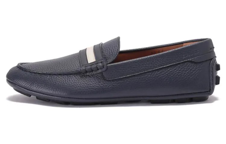 Кожаные мокасины для водителей бордюров Bally