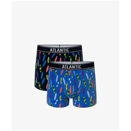 Трусы Atlantic, 2 шт., размер S, синий