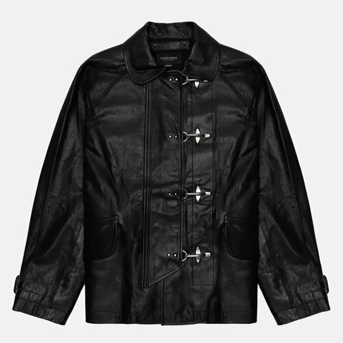 Куртка EASTLOGUE демисезонная, силуэт прямой, подкладка, размер l, черный