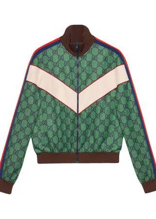 Gucci спортивная куртка с отделкой Web