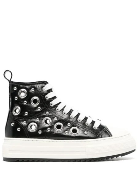 Dsquared2 высокие кеды Berlin, черный