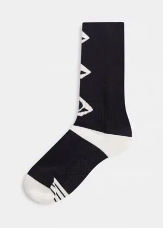 Черные носки с логотипом Volcom Lodge-Черный