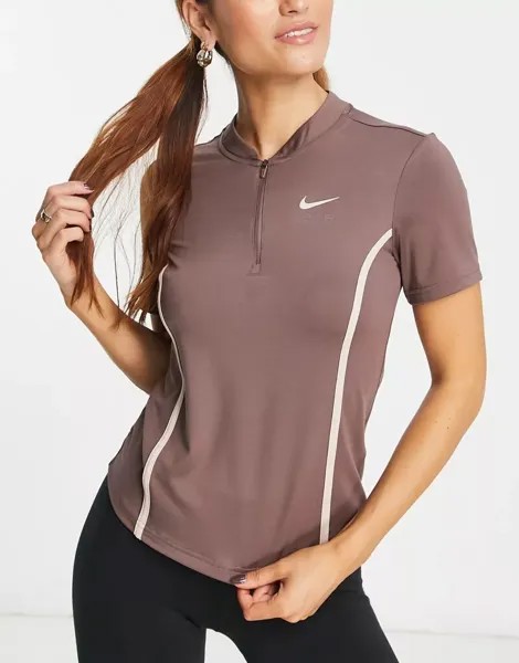 Сливовая футболка для бега Nike Air