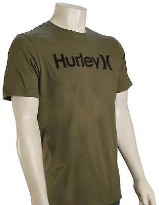 Однотонная футболка Hurley Everyday Washed One And Only – Оливковая – Новинка