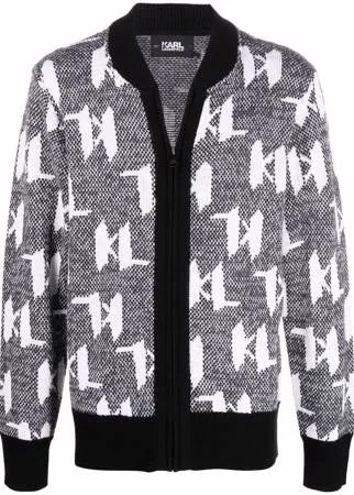 Karl Lagerfeld кардиган с монограммой