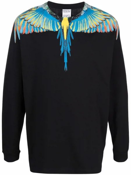 Marcelo Burlon County of Milan футболка с принтом Wings