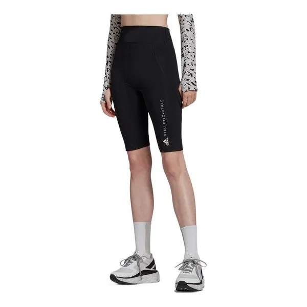 Шорты от Stella McCartney Truepurpose тренировочные велотрусы Adidas, черный
