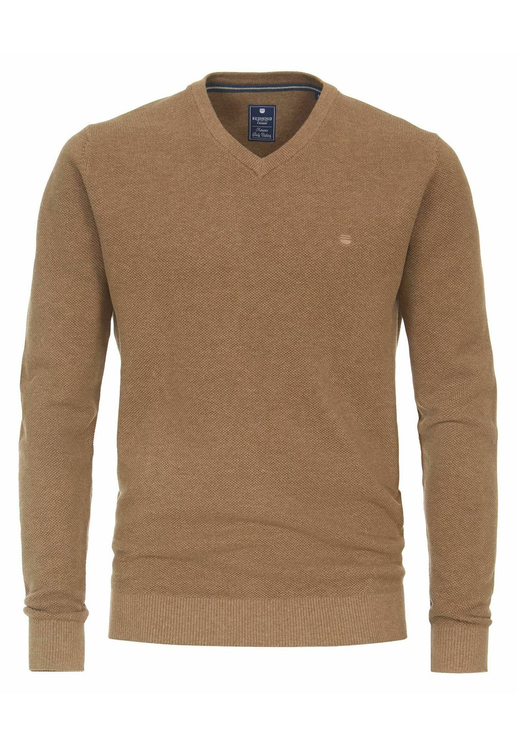 Вязаный свитер MIT V-AUSSCHNITT Redmond, цвет camel