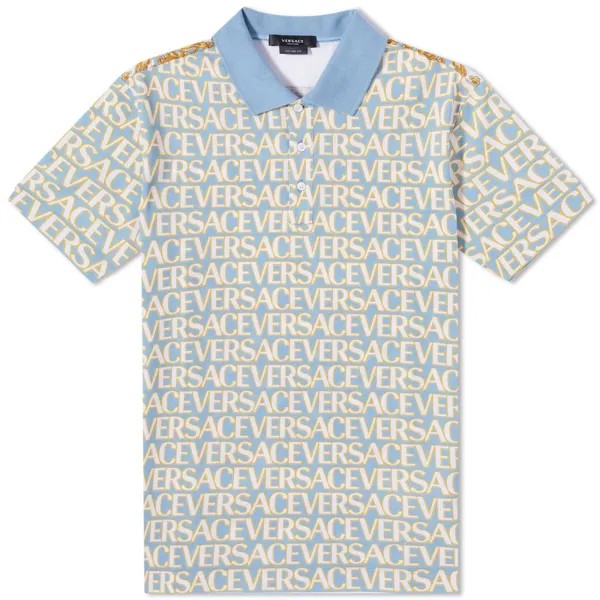 Поло с логотипом Versace