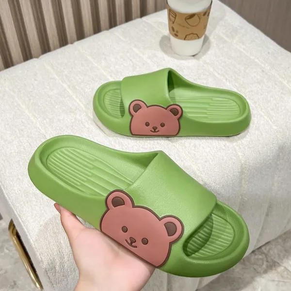 Сланцы с принтом медведя