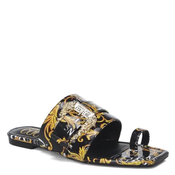 Шлепанцы женские Versace Jeans Couture 74VA3S62 черные 37 EU