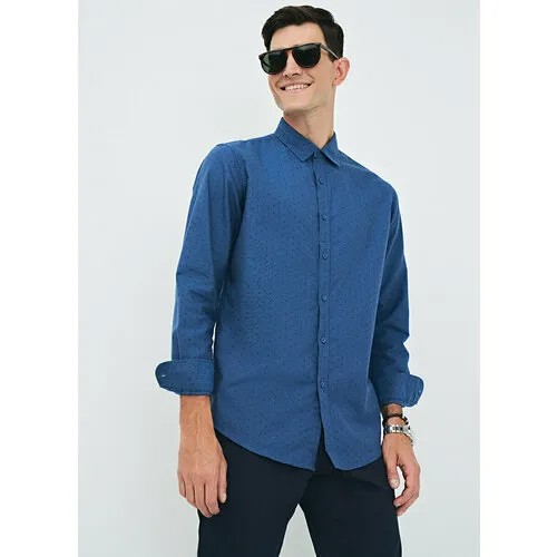 Рубашка O'STIN, размер 54-56, синий