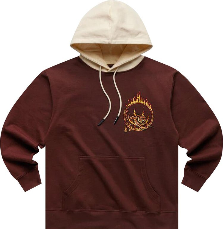 Худи Market Man Eater Pullover Fleece Hoodie Brown/Cream, коричневый