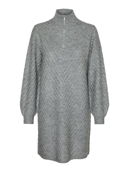 Вязанное платье Vero Moda ANJASTINNA, серый