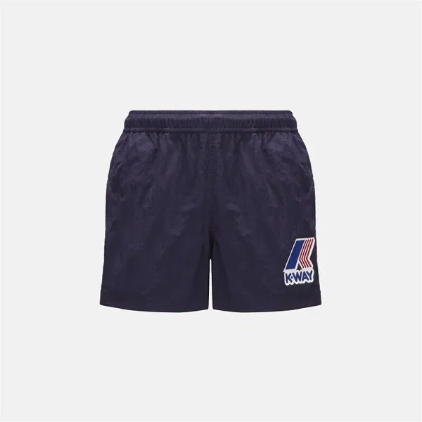 Мужской костюм K-WAY K1121YW Hazel Macro Logo Shorts Боксерские шорты Sea Blue Kway