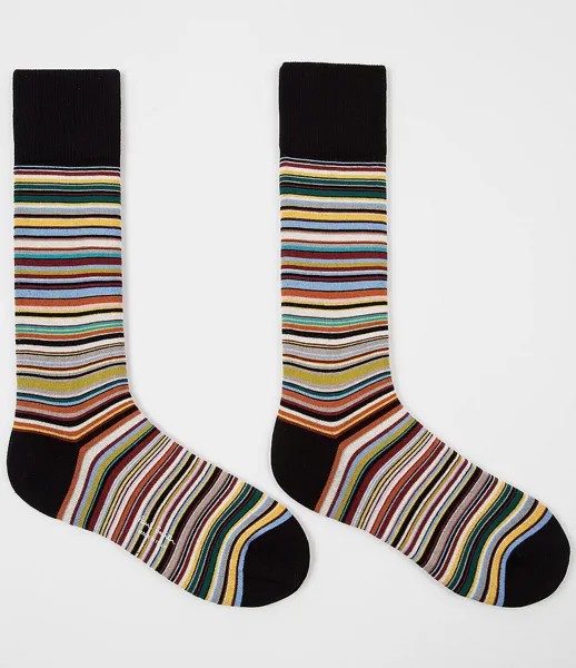 Носки с фирменной полоской Paul Smith, мультиколор