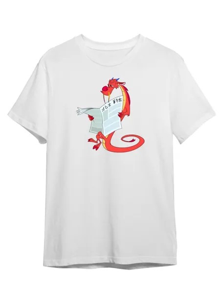 Футболка унисекс Каждому Своё Мулан/Mulan/Мультфильм MUML10 белая 4XL