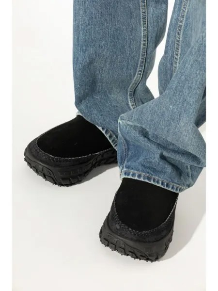 UGG замшевые тапочки Venture Daze, черный