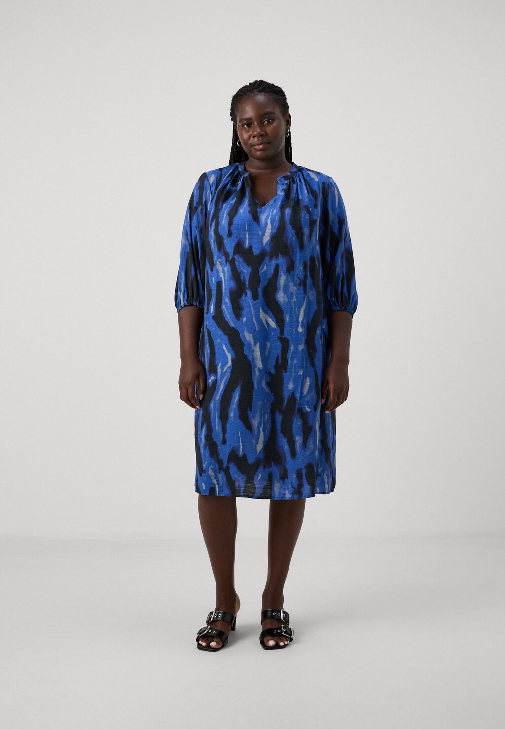 Повседневное платье CARTEMPER 3/4 DRESS ONLY Carmakoma, синий