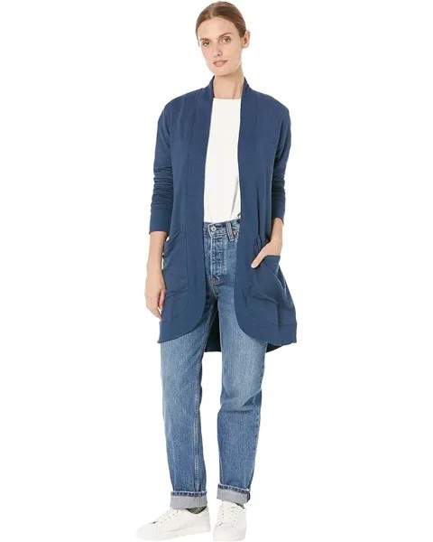 Свитер L.L.Bean SoftFlex Long Open Cardigan, нави