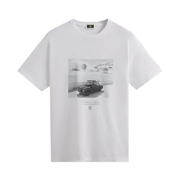 Футболка Kith For BMW Skii Tee 'White', белый