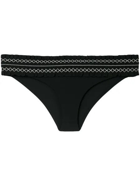 Плавки-бикини с завязками Tory Burch, черный