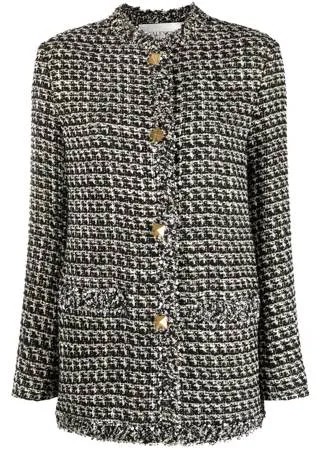 Valentino твидовый пиджак с пайетками