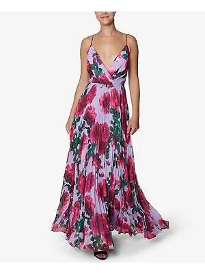ПРАЧЕЧНАЯ Женская фиолетовая юбка Спагетти ремень длинное торжественное платье платье 8