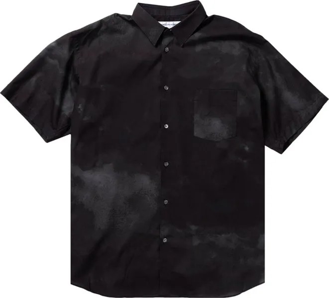 Рубашка Comme des Garçons SHIRT x Christian Marclay Woven Shirt 'Black', черный