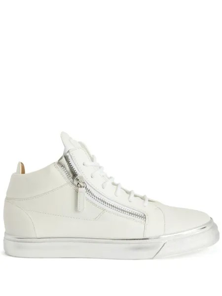 Giuseppe Zanotti высокие кеды Coby, белый