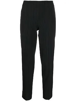 Черные женские прямые брюки Piazza Sempione в тонкую полоску Размер: 48
