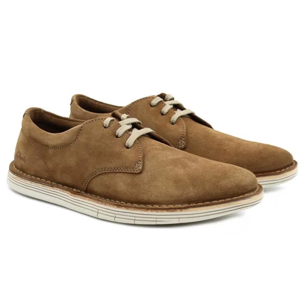 Полуботинки мужские Clarks Forge Vibe 26157974 коричневые 44 EU