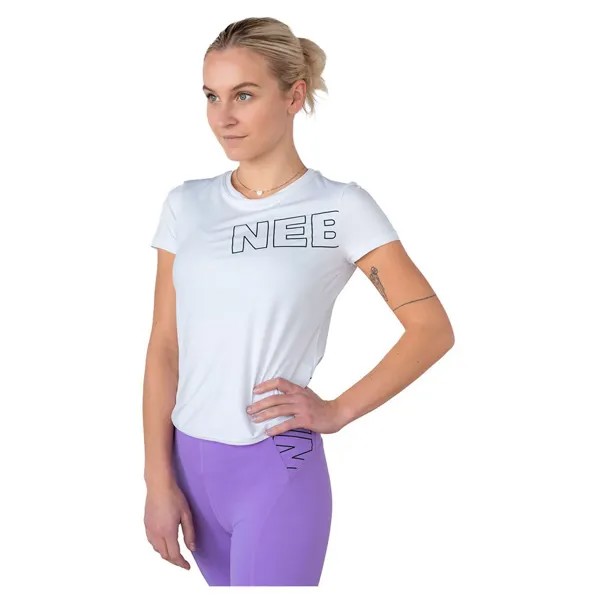 Футболка с коротким рукавом Nebbia Fit Activewear Functional 440, белый