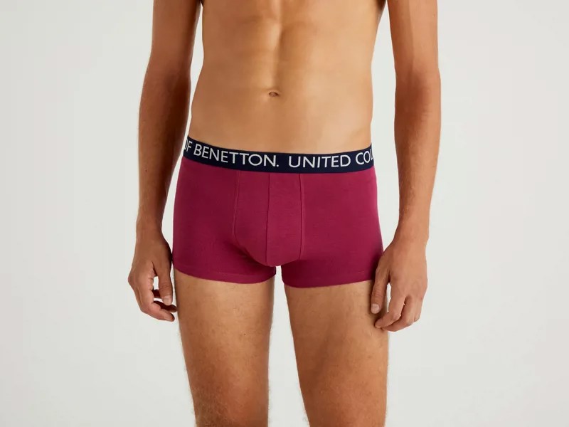 Боксеры мужские United Colors of Benetton 21A_3OP82X134 фиолетовые 2XL