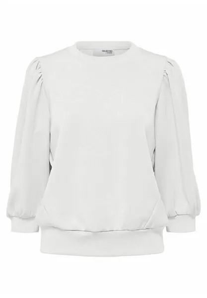 Толстовка SLFTENNY NOOS Selected Femme, цвет snow white