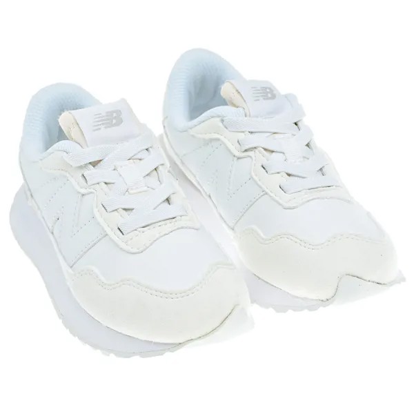 Белые базовые кроссовки NEW BALANCE детские