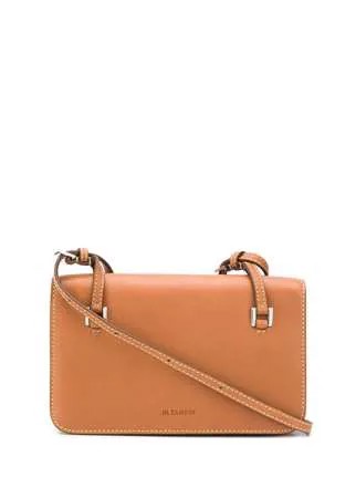 Jil Sander мини-сумка с тисненым логотипом