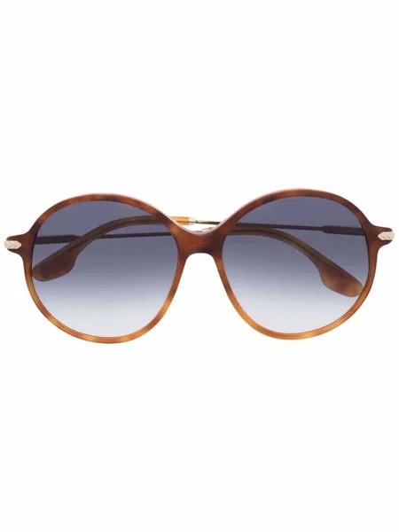 Victoria Beckham Eyewear солнцезащитные очки черепаховой расцветки
