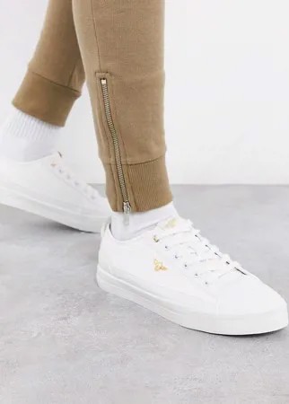 Белые кроссовки из фактурной кожи Creative Recreation-Белый