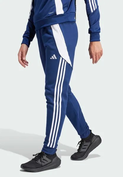 Брюки для бега TIRO 24 adidas Performance, цвет team navy blue white