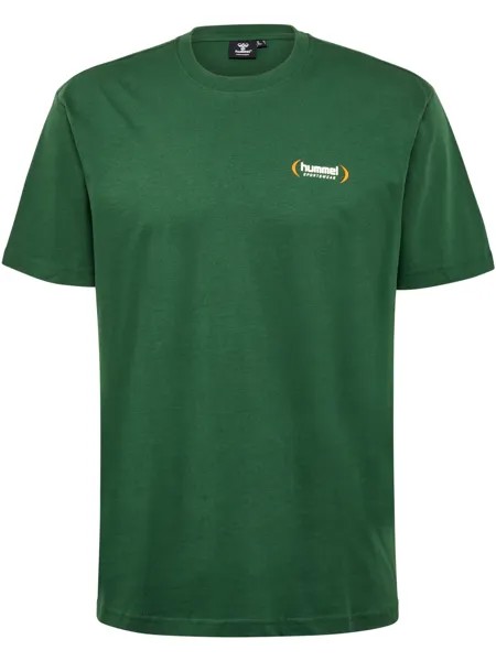 Футболка Hummel S/S Hmlfelix Loose Tee, цвет DARK GREEN