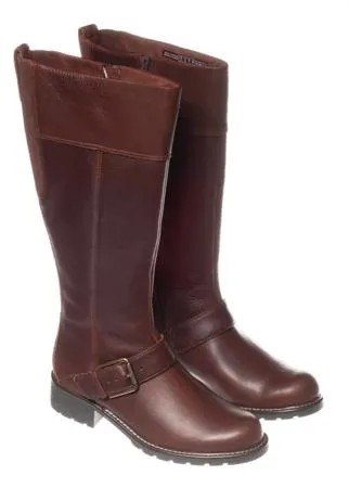 Сапоги женские Clarks 26138195 коричневые 37 RU