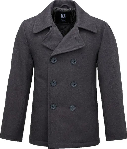 Куртка Brandit Jacke Pea Coat, серый