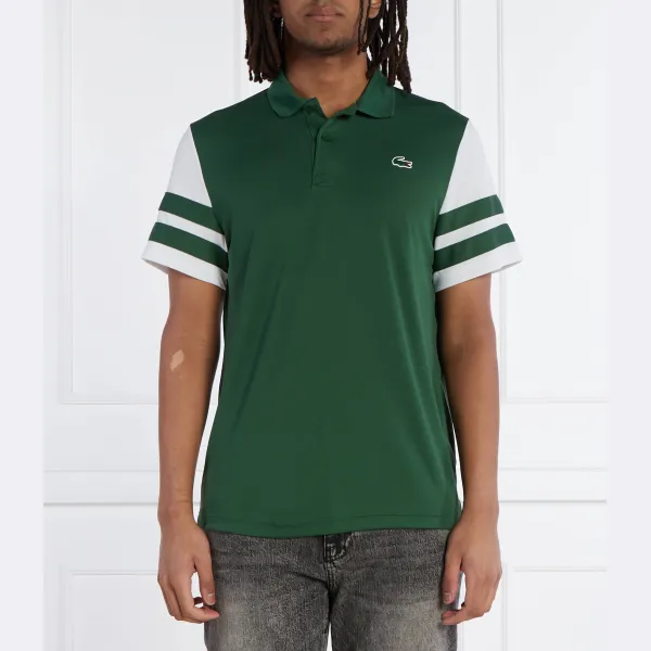 Рубашка поло стандартного кроя Lacoste, зеленый