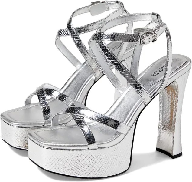 Босоножки Paola Platform Sandal MICHAEL Michael Kors, цвет Silver