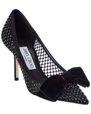 Женские туфли-лодочки Jimmy Choo Love 85 из сетки и замши