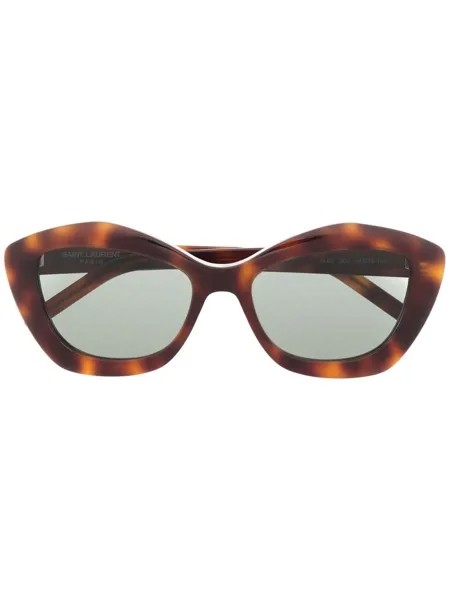 Saint Laurent Eyewear солнцезащитные очки SL68 в оправе 'кошачий глаз'