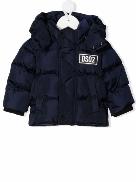 Dsquared2 Kids пуховик с капюшоном