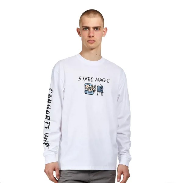 Лонгслив CARHARTT WIP L/S Static T-Shirt White 2022